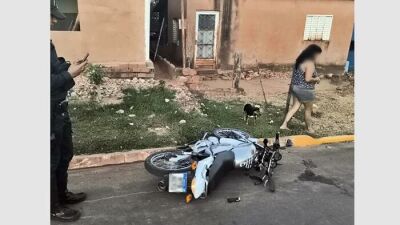 Imagem da notícia Motociclista bêbado atropela mãe e duas filhas em Camapuã; entre as vítimas uma recém-nascida 